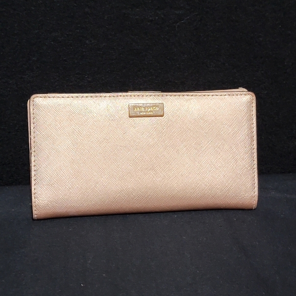 Michael Kors Handbags - Kate‎ Spade Gold Women's Wallet